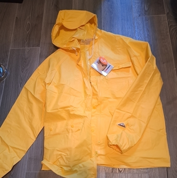 Nwt CEDAR KEY RANGER SUIT 2 PC RAINSUIT pants jacket WATERPROOF breathable MEN M - Picture 8 of 11